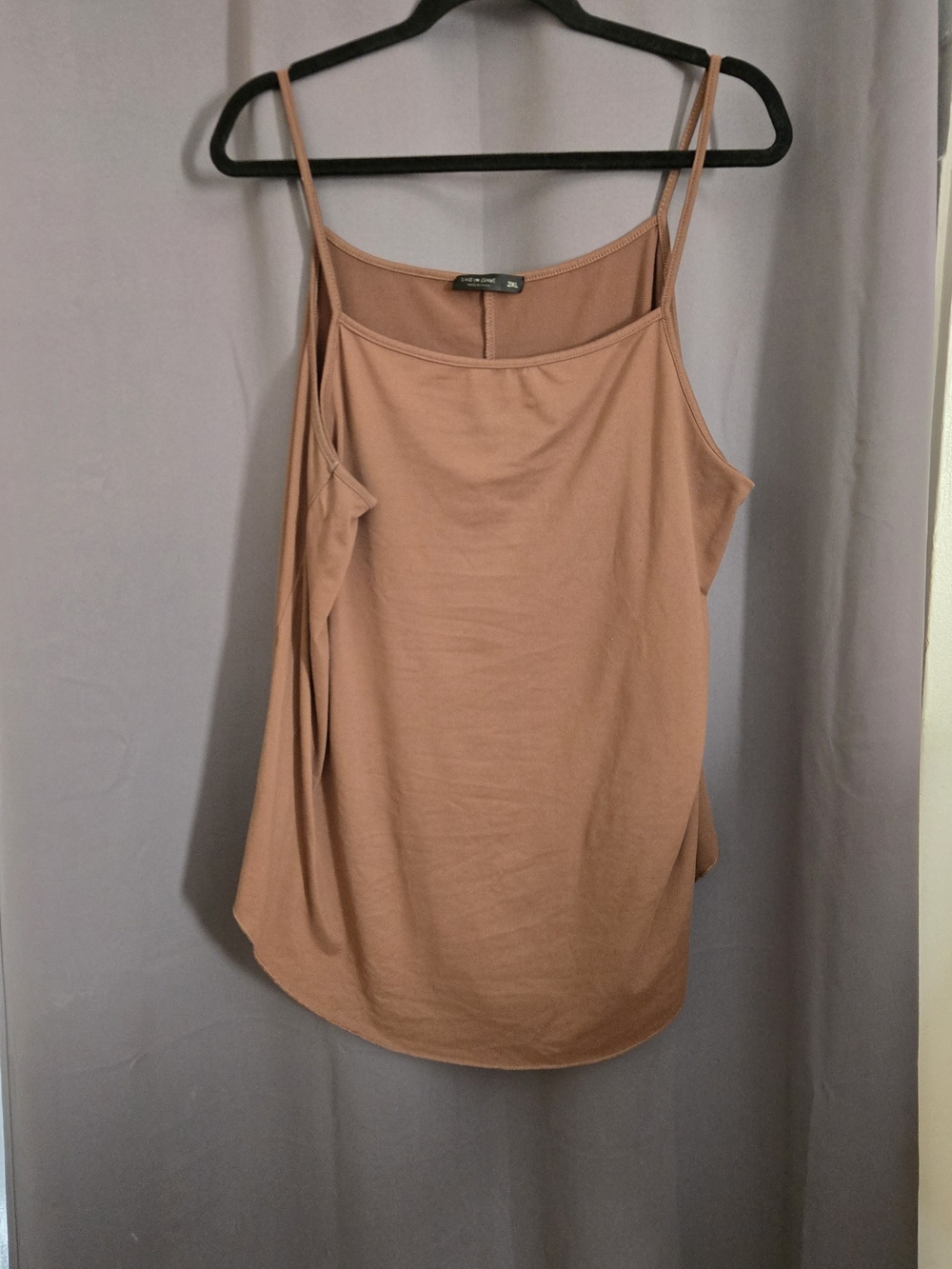 Shein 2xl Cami Tank Top Brown